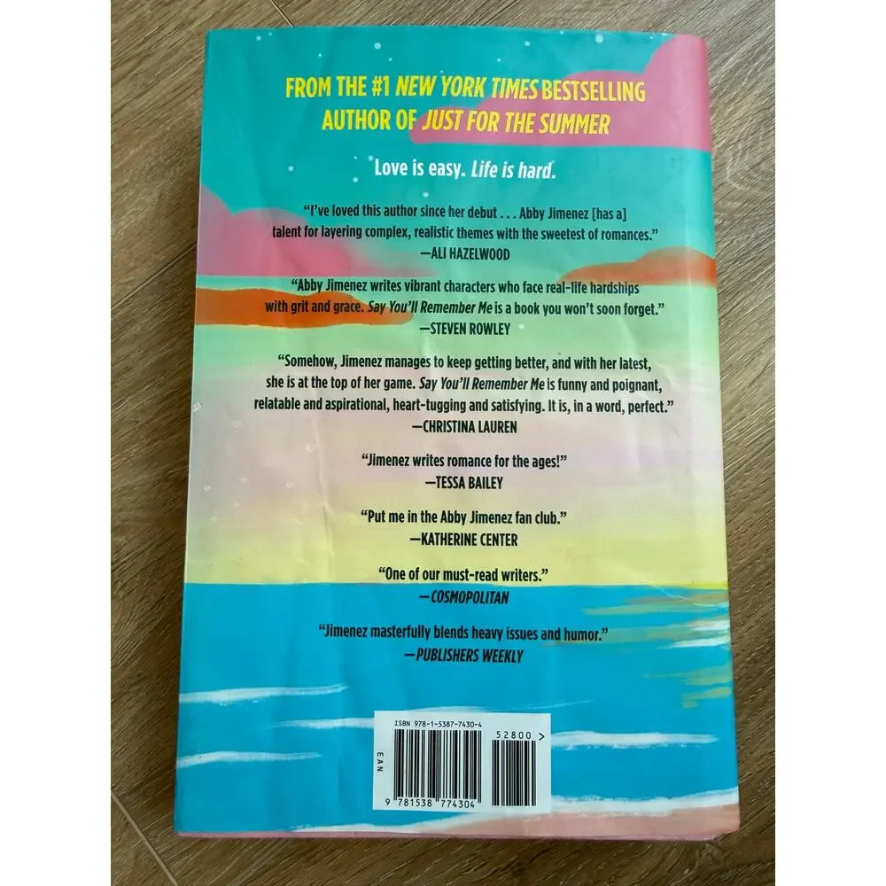 Say You’ll Remember Me by Abby Jimenez